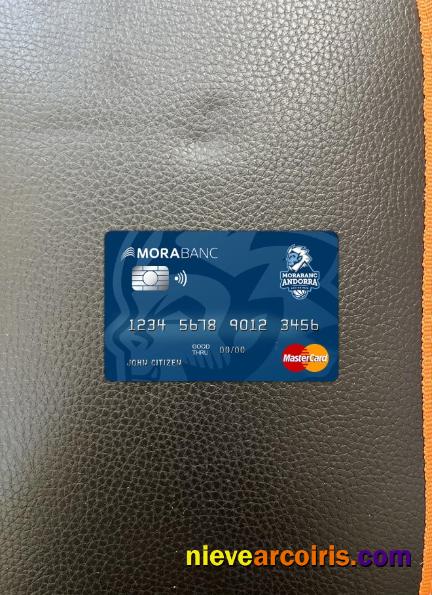 Andorra Morabank mastercard photolook